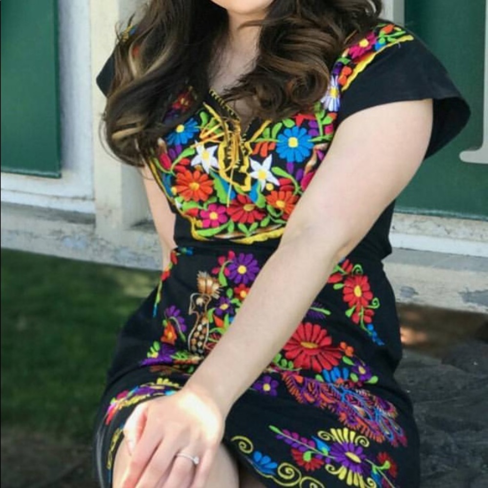 Traditional Mexican Embroidered dress